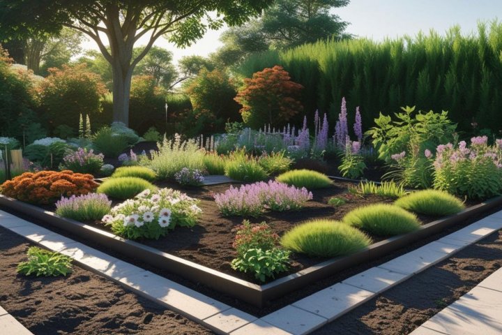 Wybór miejsca pod rabatę bylinową – nasłonecznienie i warunki glebowe